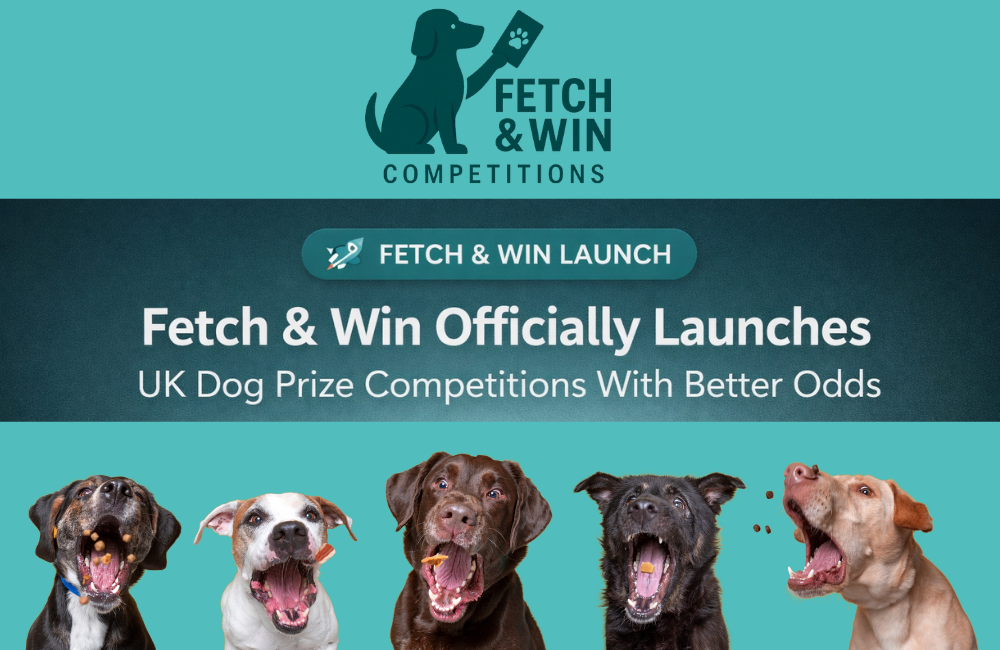 Fetch & Win Is Now Live – Enter Our First Dog Prize Competitions Today